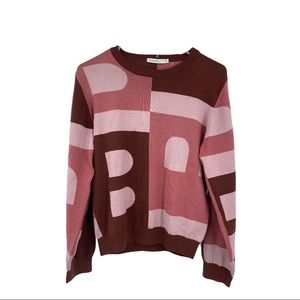 Bally golf pull over crew neck sweater